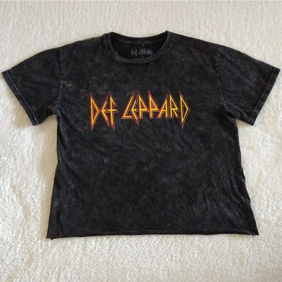 Bludgeon Riffola Tops - Bludgeon Riffola's Official Def🙉Leppard🐆Logo Tee